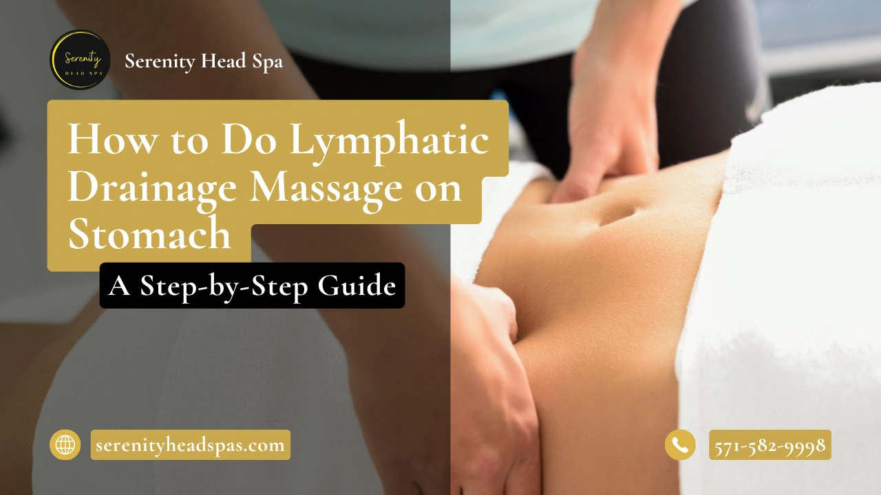 Lymphatic Drainage Massage on the Stomach