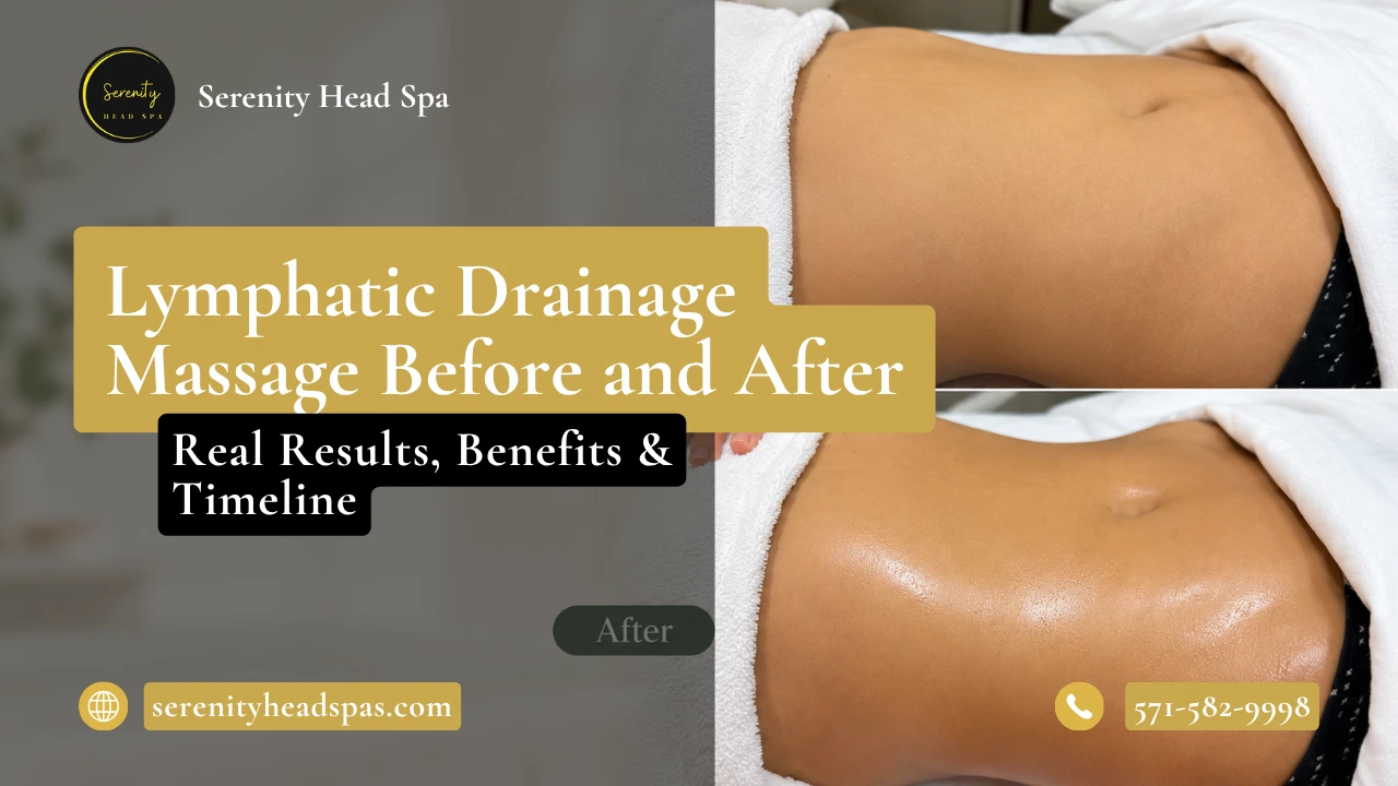 Lymphatic Drainage Massage Before and After