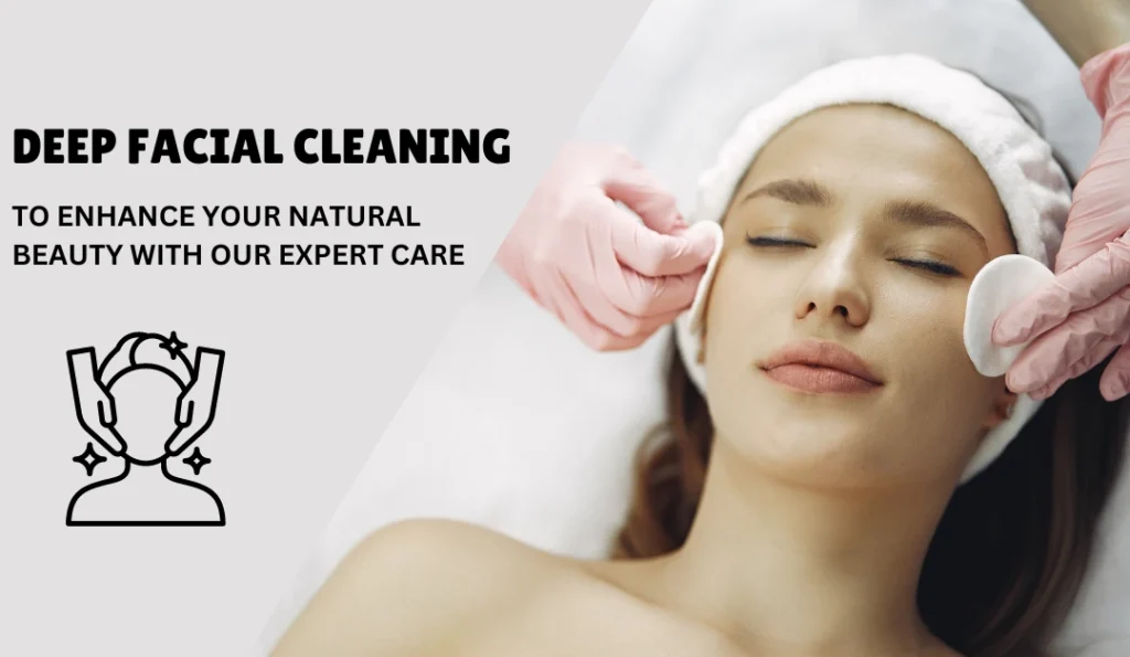 Deep facial cleaning serenity head spa