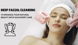 Deep facial cleaning serenity head spa