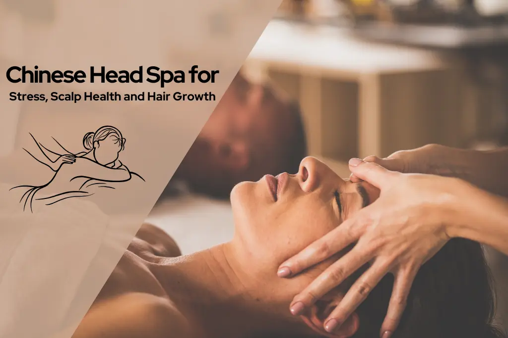 chinese head spa for stress, scalp health and hair growth