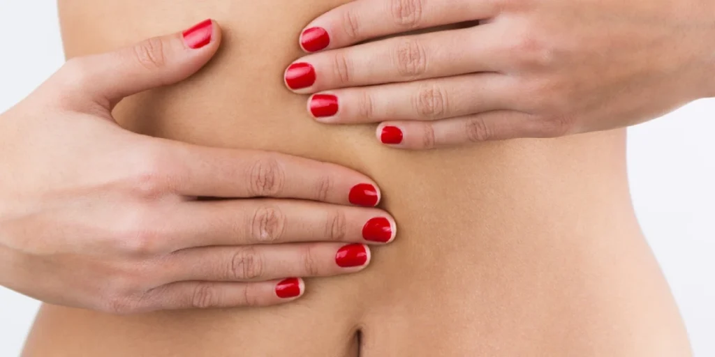 Lymphatic Drainage Massage On The Stomach