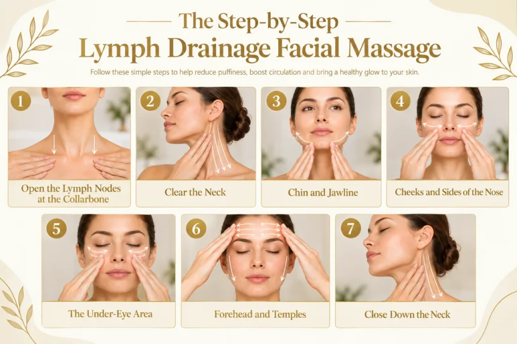 The Step-By-Step Lymph Drainage Facial Massage