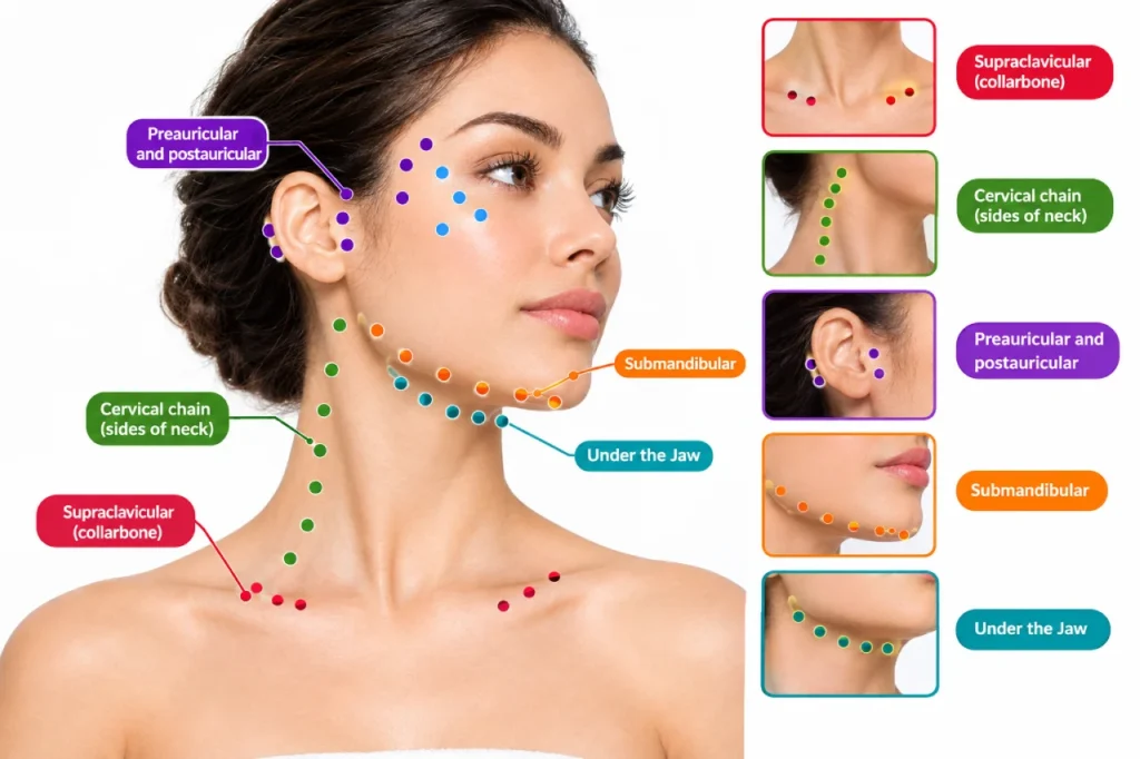 Where Are The Lymph Nodes In Your Face And Neck