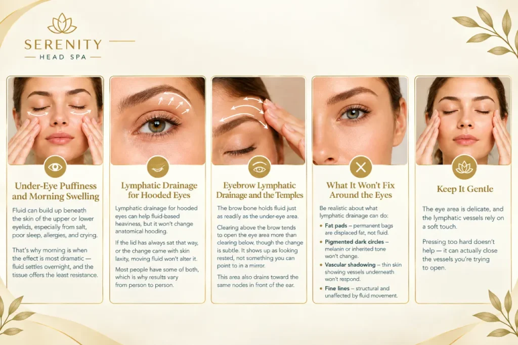 Benefits Of Lymphatic Drainage Face: Does It Work? 2 What A Lymphatic Drainage Eye Massage Changes