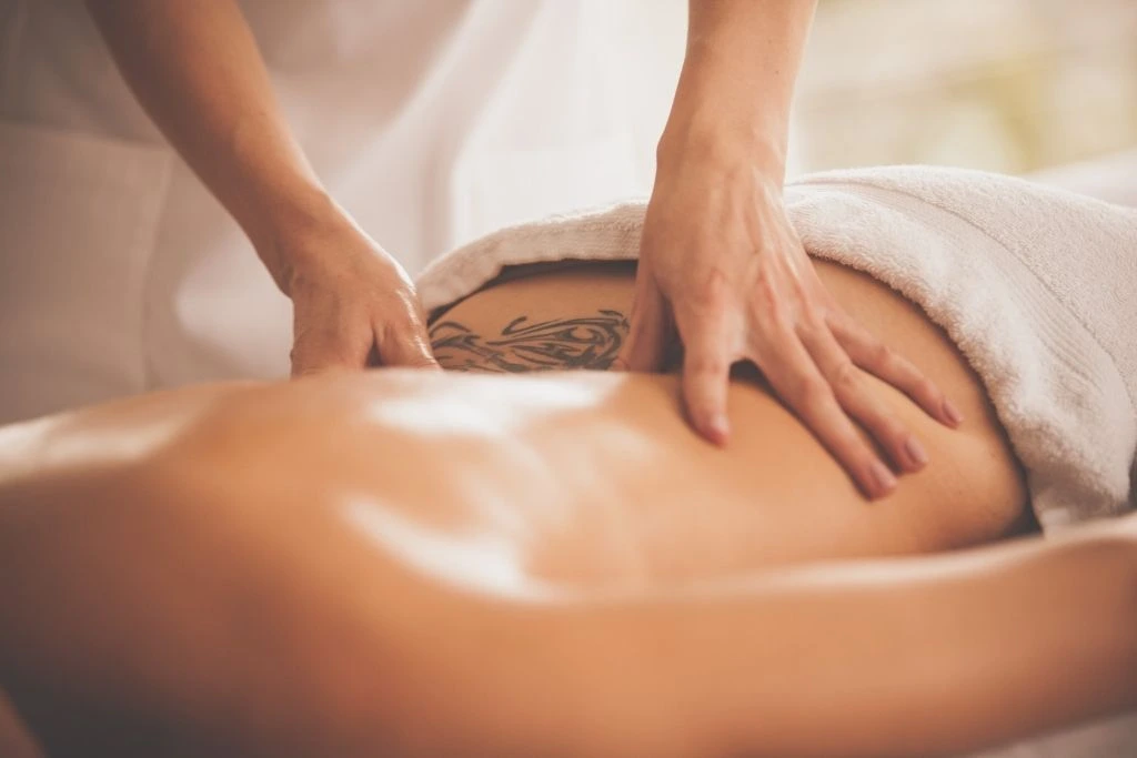 Massage for optimal health at serenity head spa.