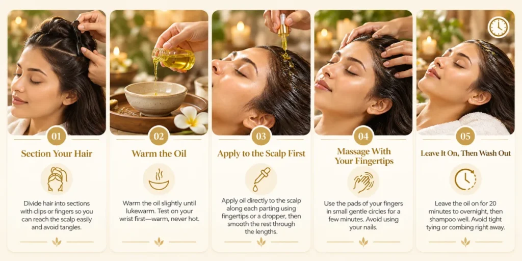 Scalp Massage Before Or After Oil: Which Option Is Better? 2 How To Oil And Massage Your Scalp, Step By Step