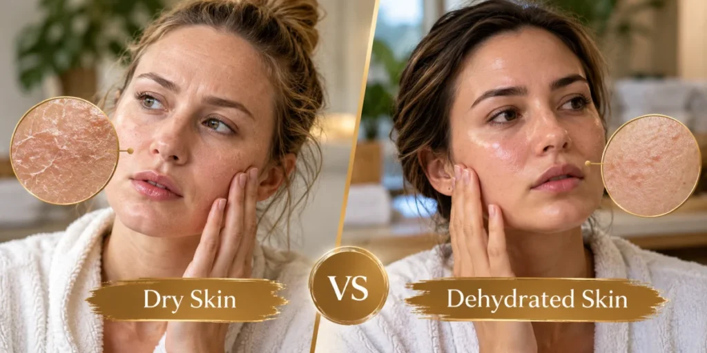 Dry Skin Vs. Dehydrated Skin 1