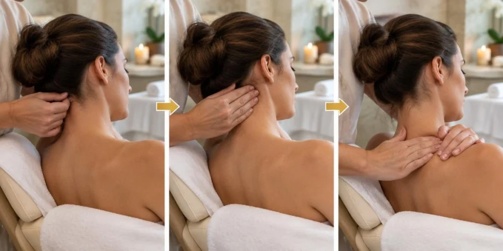 How Neck And Shoulder Work Connects With Scalp Massage