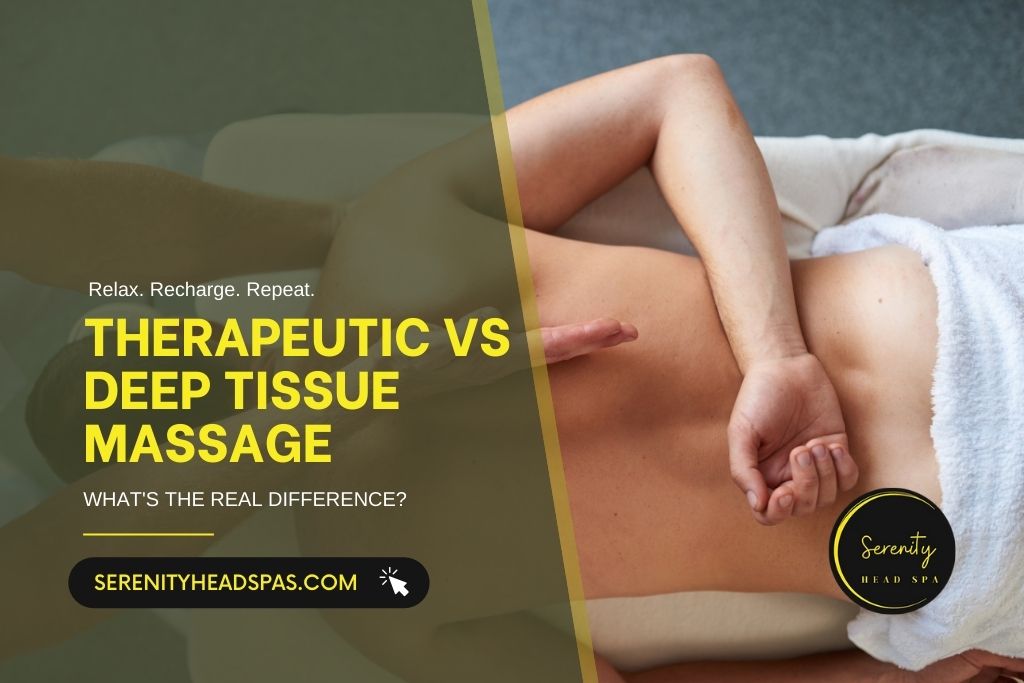 What is the difference between therapeutic and deep tissue massage