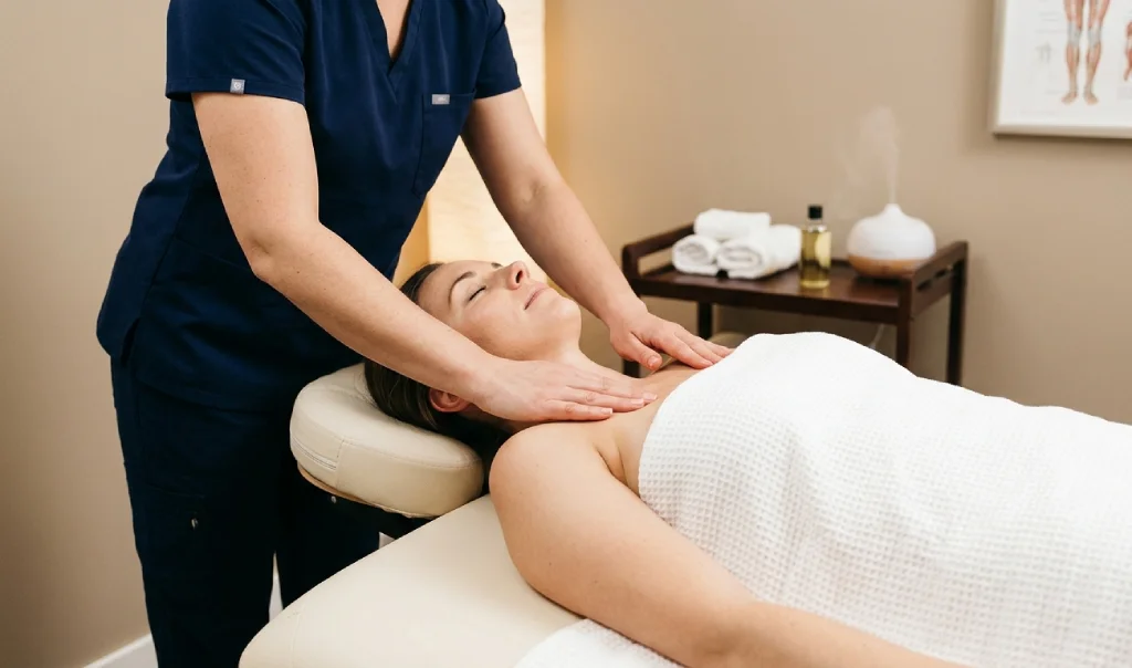 Chest Lymphatic Drainage Massage