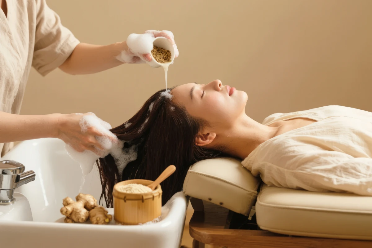 Relaxing Herbal Hair Spa Treatment