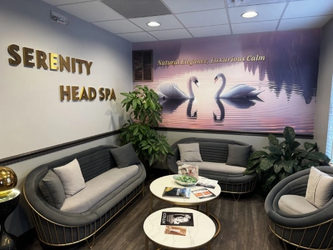 Sereniy Head Spa Locations And Waiting Room
