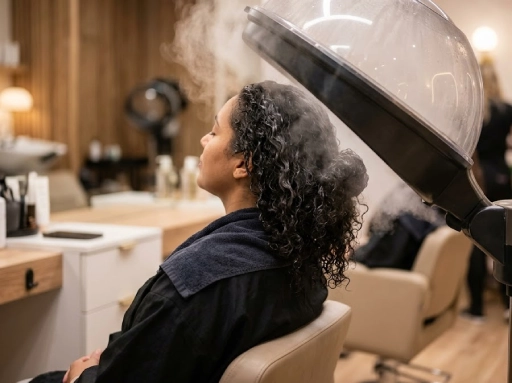 Hair Oil Steam Treatment