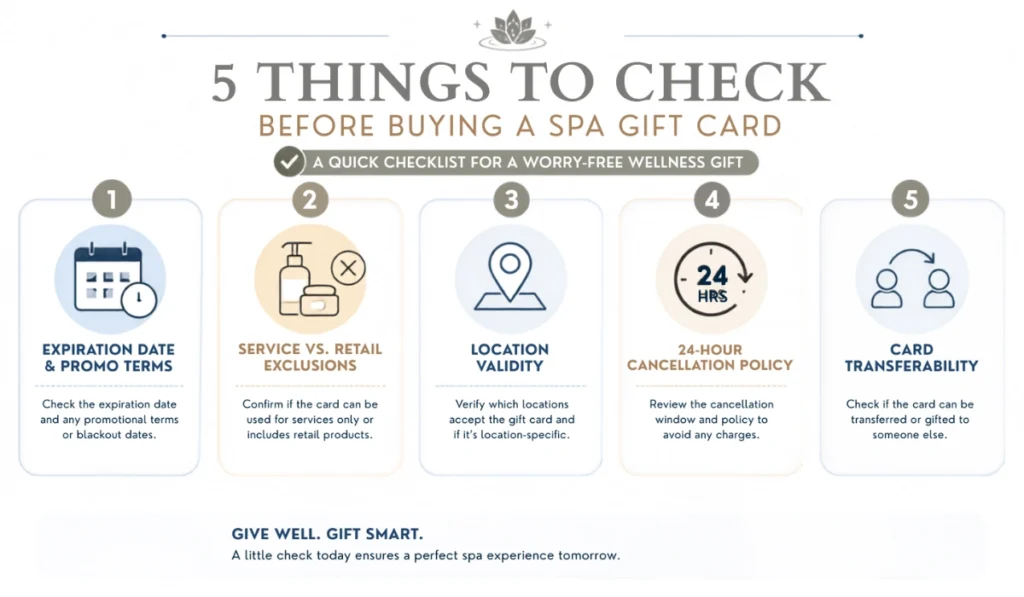 Spa And Wellness Gift Cards: The Complete Guide To Buying, Choosing &Amp; Redeeming 2 Before Buying A Spa Gift Card Check These Details