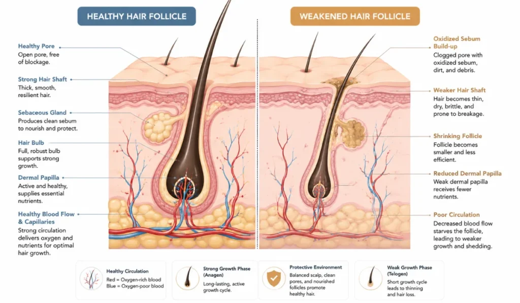 Why Is My Hair Thinning? A Complete Guide To Causes, Self-Checks, And What Actually Helps 3 The Core Causes Of Hair Thinning, Explained