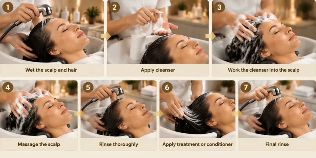Japanese Hair Washing Technique